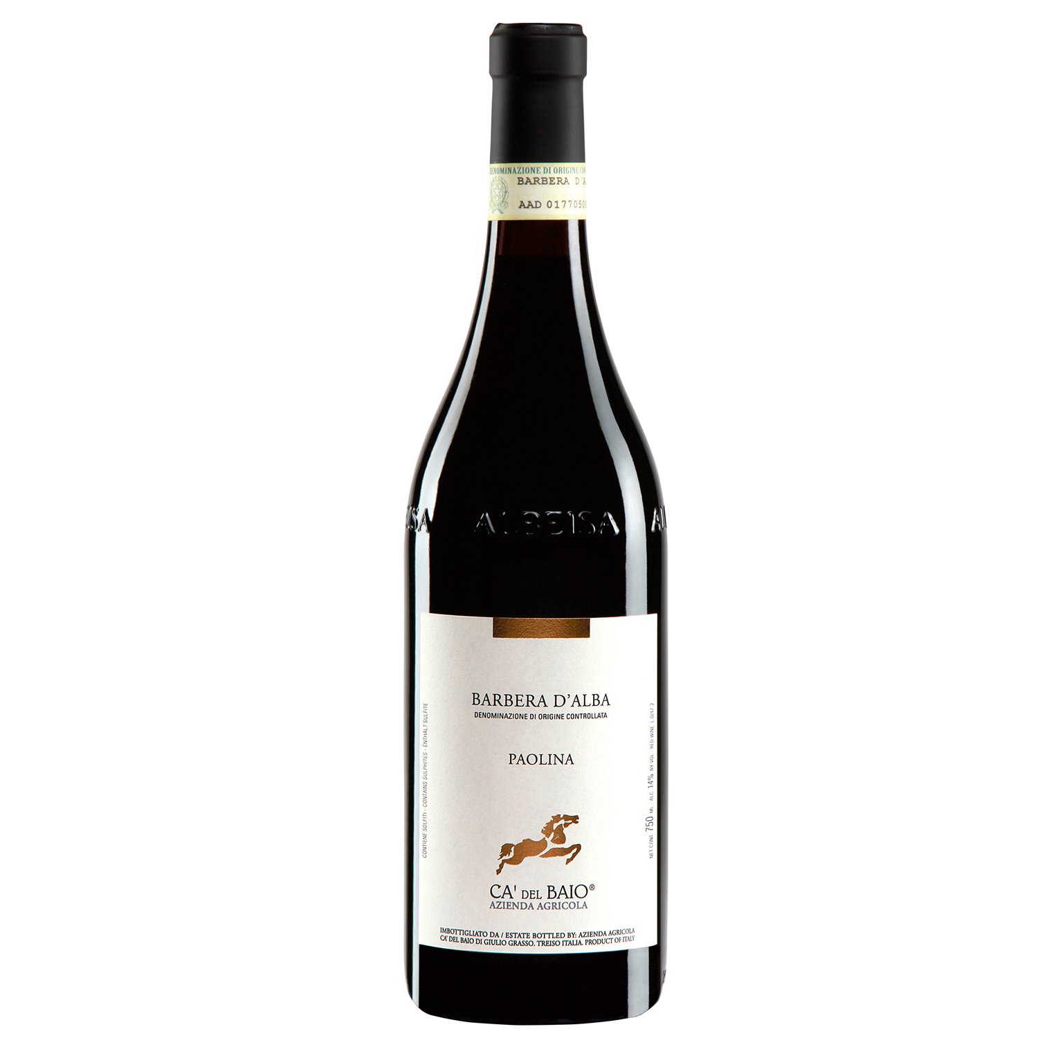 Barbera D'Alba Paolina, Ca' del Baio