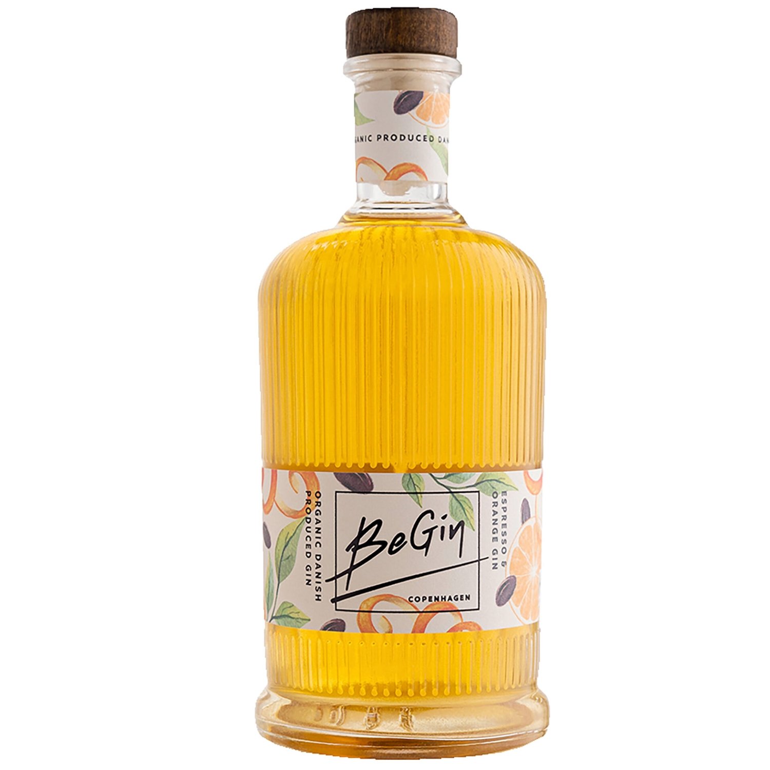 Espresso &amp; Orange Gin 40% 50 cl, KO, BeGin Copenhagen