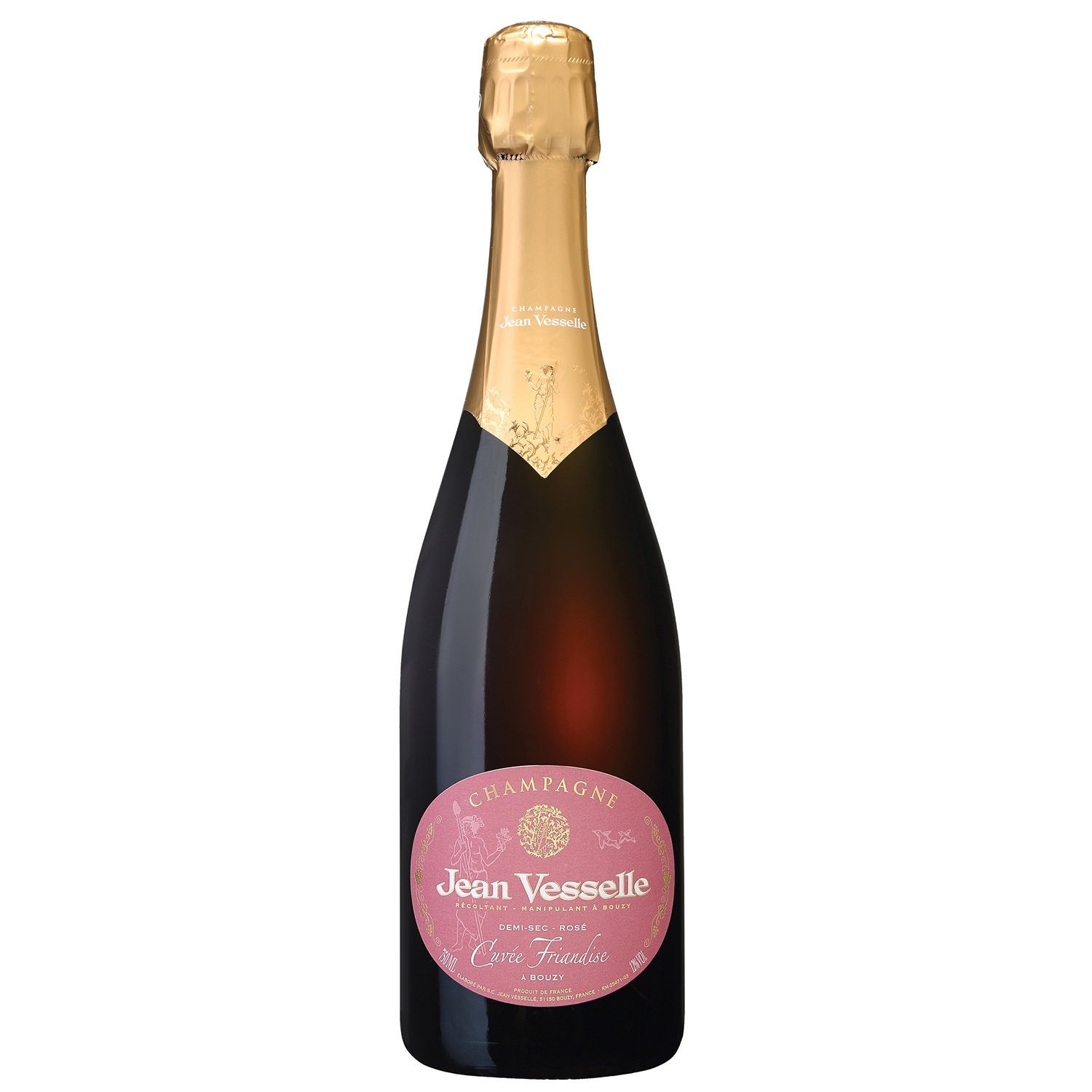 Champagne Ros&eacute; Demi-Sec, Bouzy, Jean Vesselle 