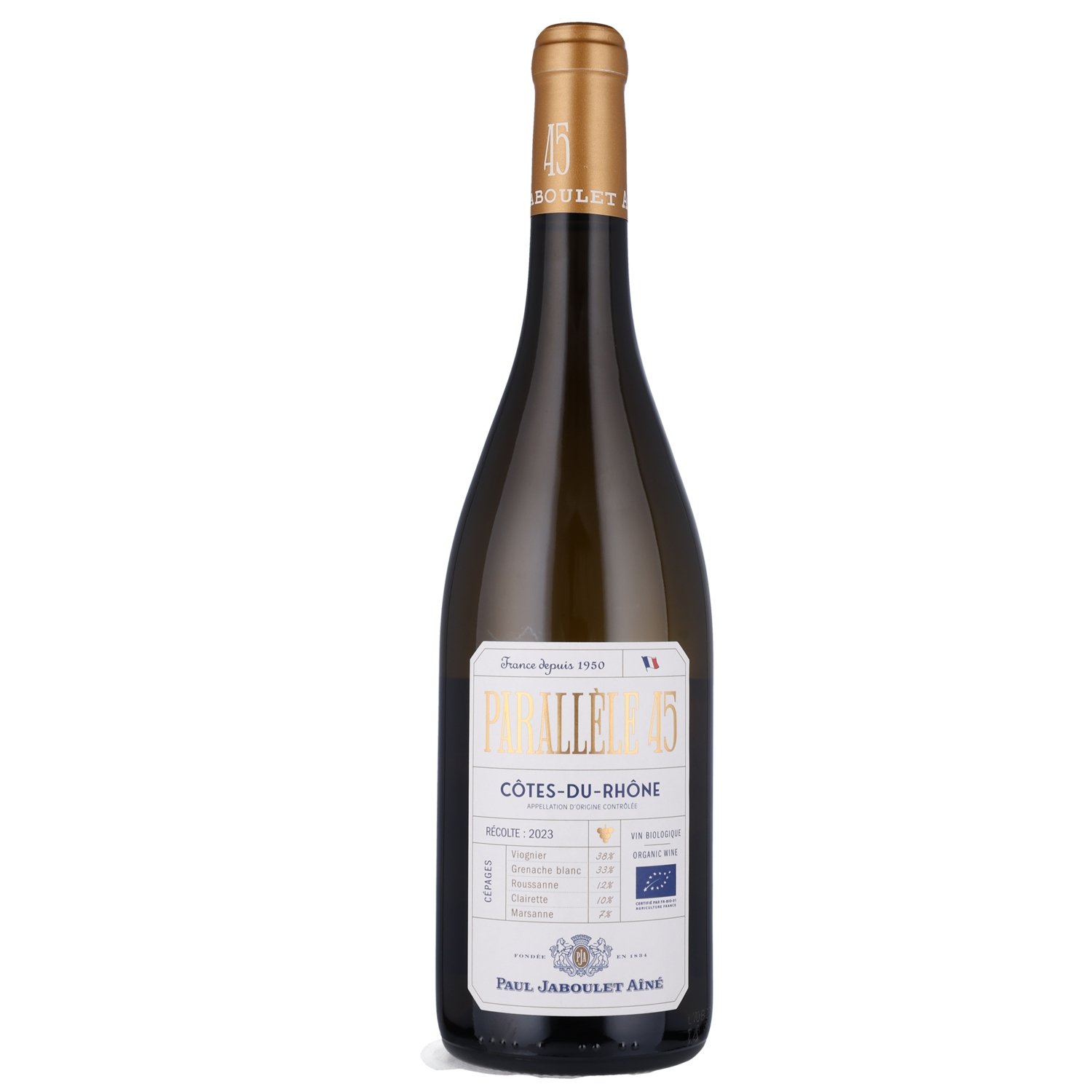 C&ocirc;tes-Du-Rh&ocirc;ne Blanc Parall&eacute;le 45, Paul Jaboulet Ain&eacute;