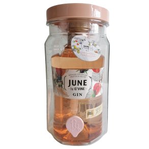 June Peach GIN, med dispenser, by G Vine 37,5% Wild Peach, Maison Villevert