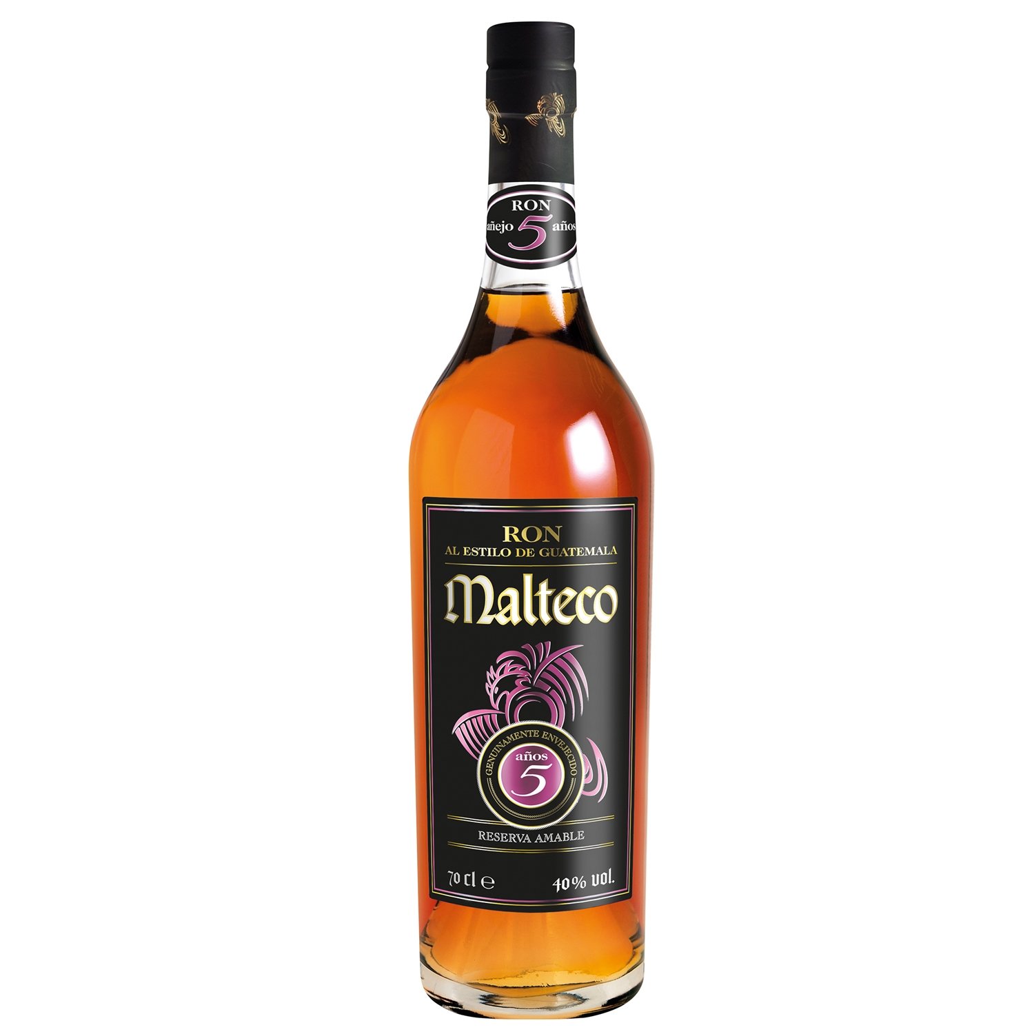 Rom, Rum Malteco 5 anos 40%, Savio