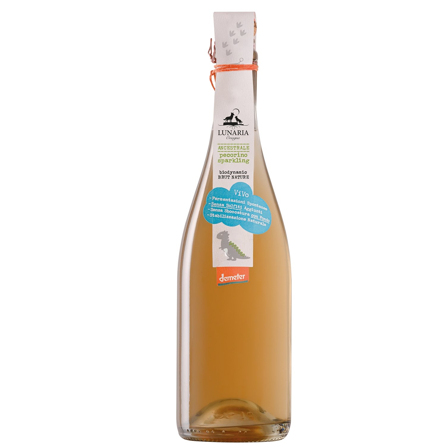 Civitas spumante Pecorino pet nat, bio, Brut Nature, Cantina Orsogna, Abruzzo