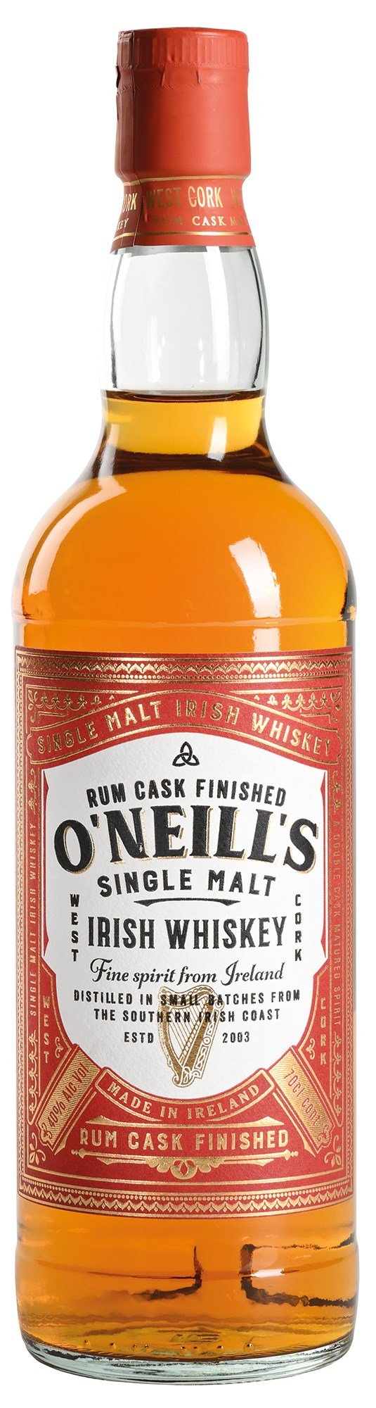 Whisky O&acute;Neill's Single Malt, Rum Cask Finish