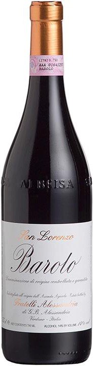 Barolo San Lorenzo di Verduno DOCG 2017, Fratelli Alessandria